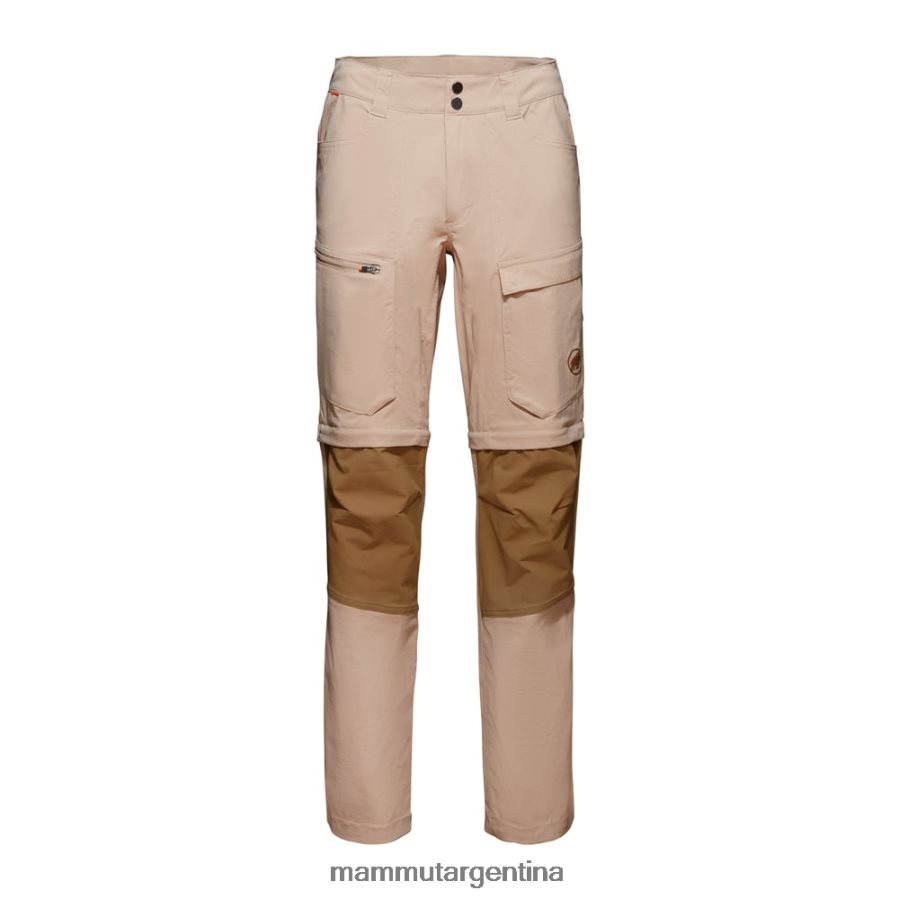 pantalones con cremallera zinal hybrid hombres 2B8PD21101 Mammut sabana-arena oscura ropa