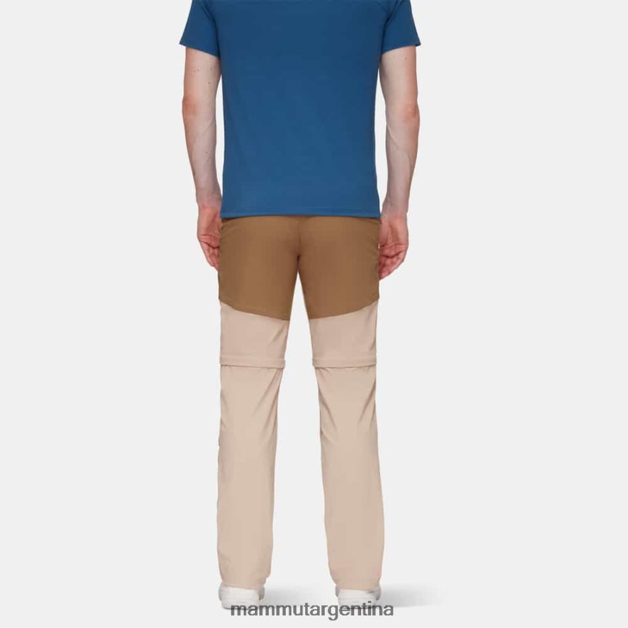 pantalones con cremallera zinal hybrid hombres 2B8PD21101 Mammut sabana-arena oscura ropa