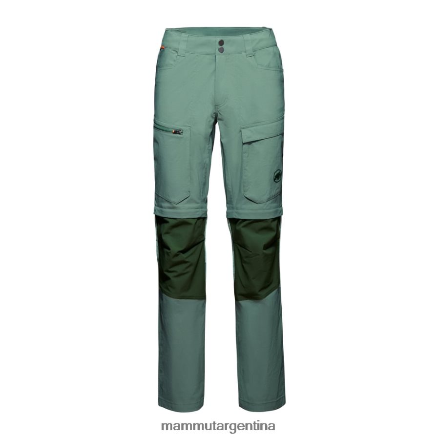 pantalones con cremallera zinal hybrid hombres 2B8PD21102 Mammut maderas de jade oscuro ropa