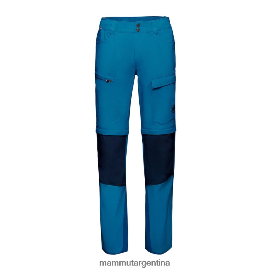 pantalones con cremallera zinal hybrid hombres 2B8PD21103 Mammut profundo hielo marino ropa
