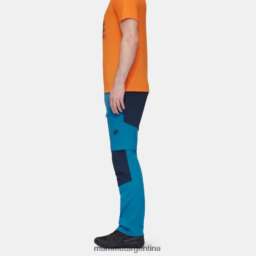 pantalones con cremallera zinal hybrid hombres 2B8PD21103 Mammut profundo hielo marino ropa