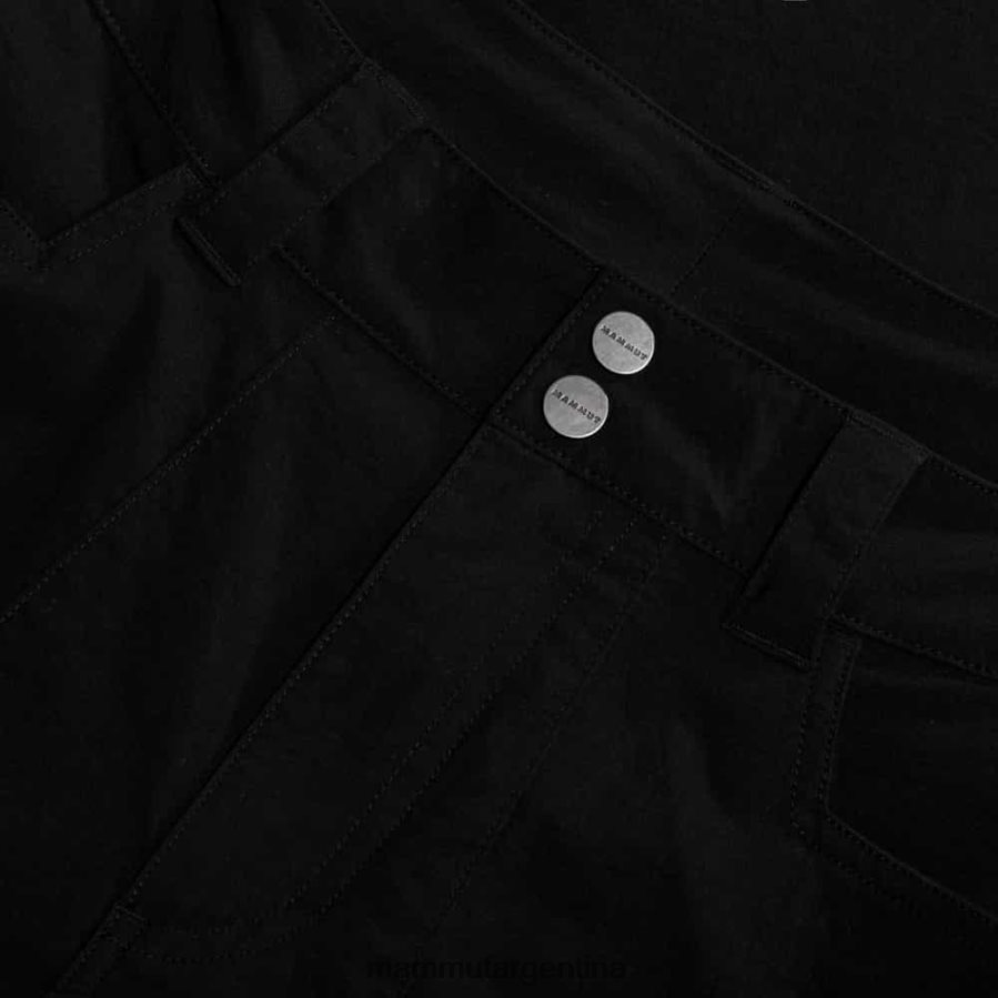 pantalones con cremallera zinal hybrid hombres 2B8PD2255 Mammut negro ropa