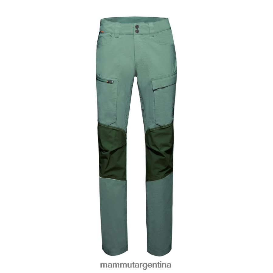 pantalones híbridos zinal hombres 2B8PD2971 Mammut maderas de jade oscuro ropa
