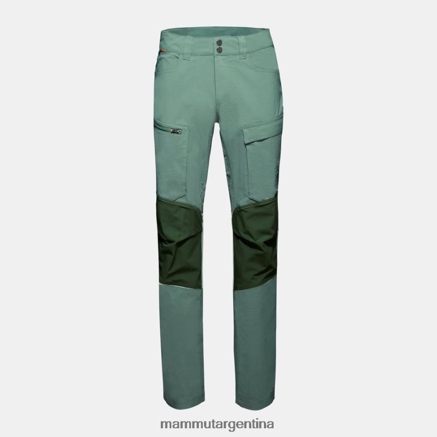 pantalones híbridos zinal hombres 2B8PD2971 Mammut maderas de jade oscuro ropa