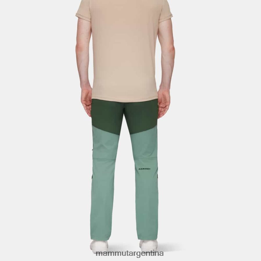 pantalones híbridos zinal hombres 2B8PD2971 Mammut maderas de jade oscuro ropa