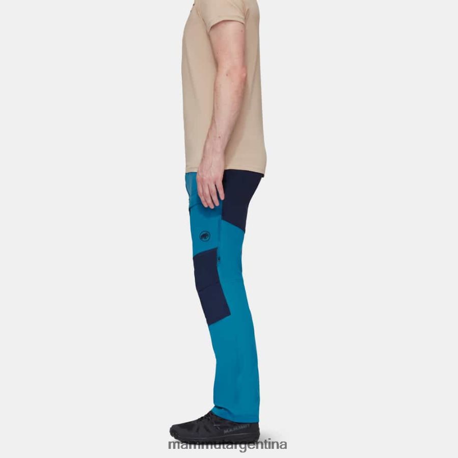 pantalones híbridos zinal hombres 2B8PD2972 Mammut profundo hielo marino ropa
