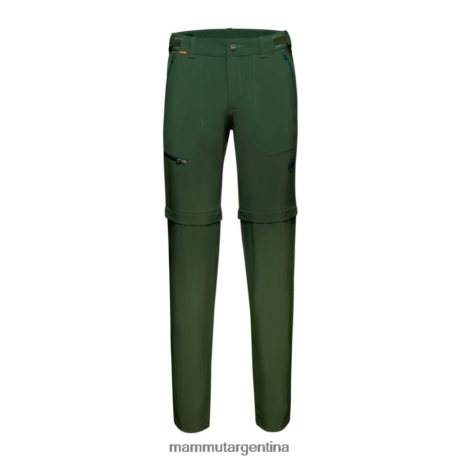 pantalones runbold con cremallera hombres 2B8PD21122 Mammut bosque ropa