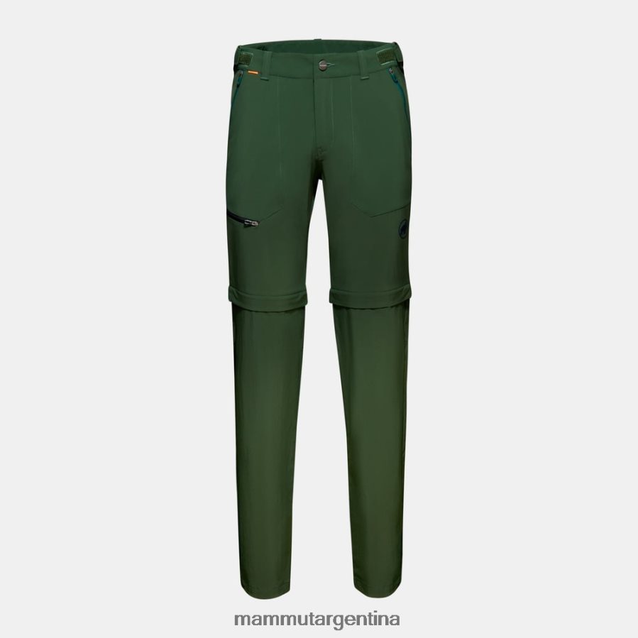 pantalones runbold con cremallera hombres 2B8PD21122 Mammut bosque ropa