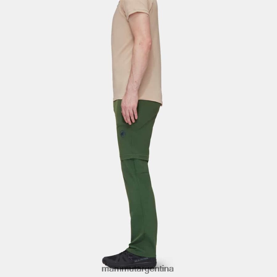 pantalones runbold con cremallera hombres 2B8PD21122 Mammut bosque ropa
