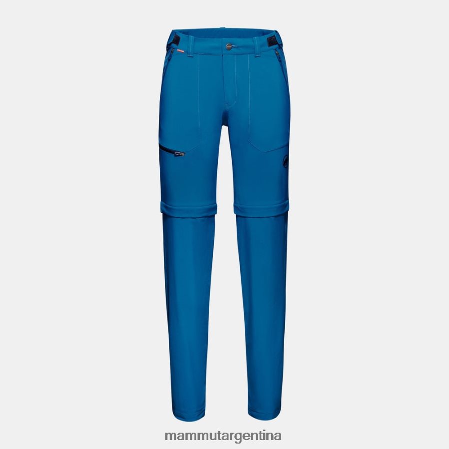 pantalones runbold con cremallera hombres 2B8PD21123 Mammut hielo profundo ropa