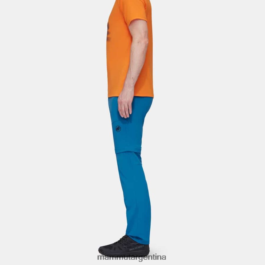 pantalones runbold con cremallera hombres 2B8PD21123 Mammut hielo profundo ropa