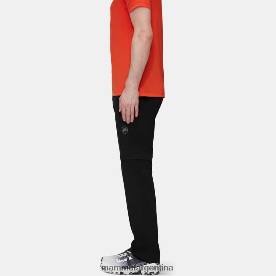 pantalones runbold con cremallera hombres 2B8PD2265 Mammut negro ropa