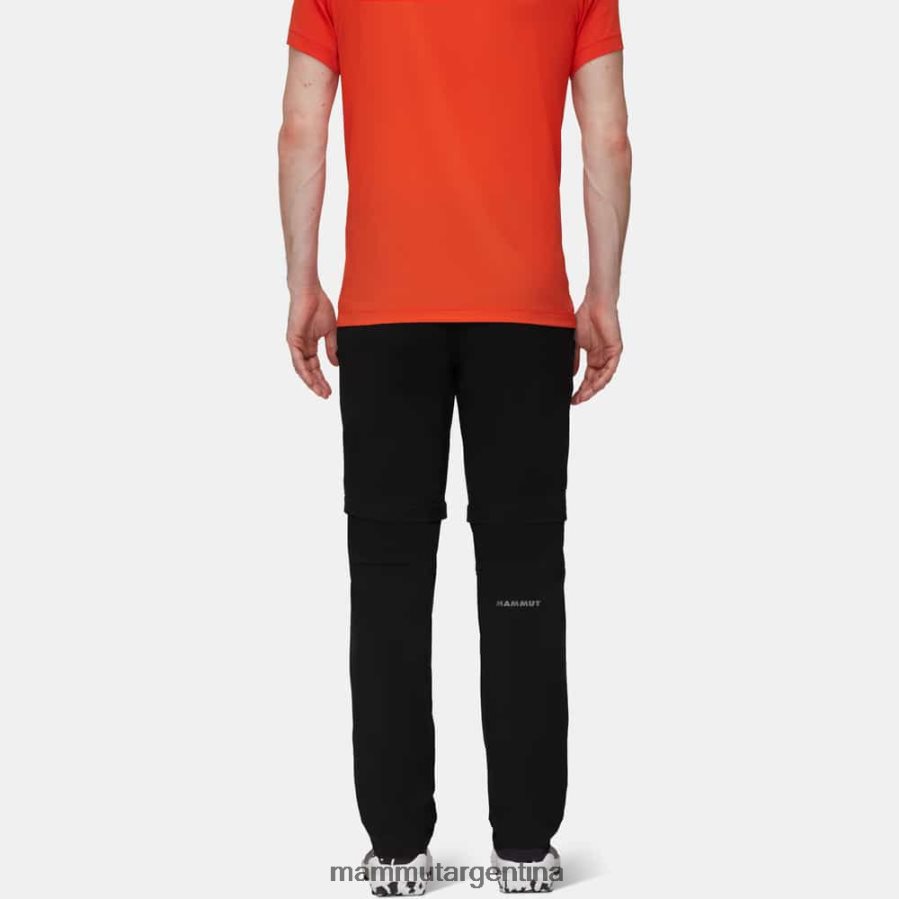 pantalones runbold con cremallera hombres 2B8PD2265 Mammut negro ropa
