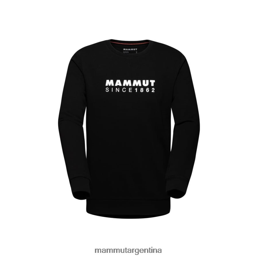 logotipo de cuello redondo core ml hombres 2B8PD21036 Mammut negro ropa