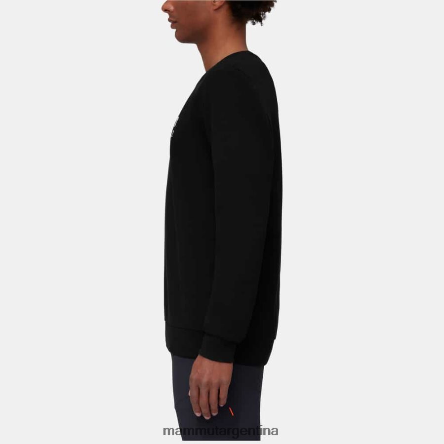 logotipo de cuello redondo core ml hombres 2B8PD21036 Mammut negro ropa