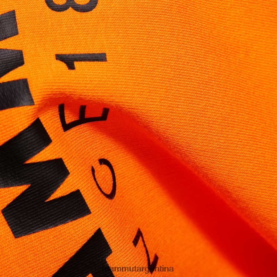 logotipo de cuello redondo core ml hombres 2B8PD21037 Mammut mandarina oscura ropa