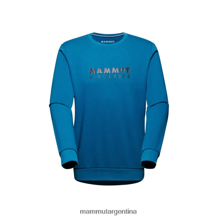 logotipo de cuello redondo core ml hombres 2B8PD2214 Mammut hielo profundo ropa
