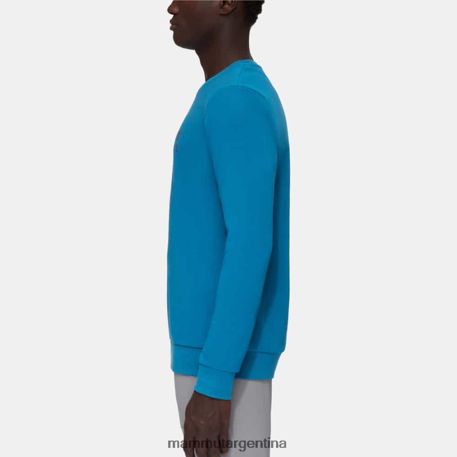 logotipo de cuello redondo core ml hombres 2B8PD2214 Mammut hielo profundo ropa