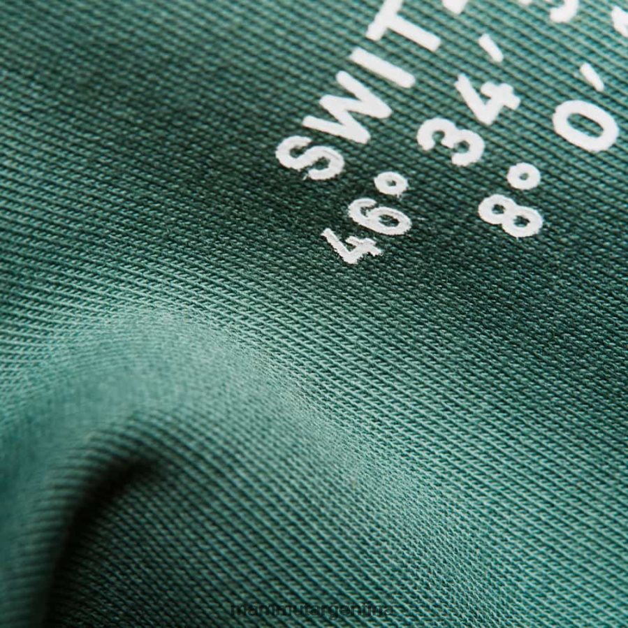 pico de cuello redondo core ml hombres 2B8PD2144 Mammut jade oscuro ropa