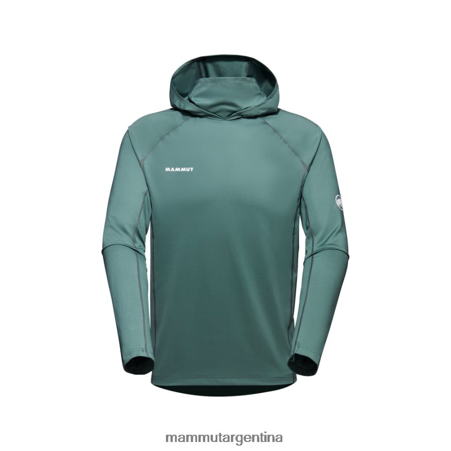 sudadera con capucha selun fl sun hombres 2B8PD22 Mammut jade oscuro ropa