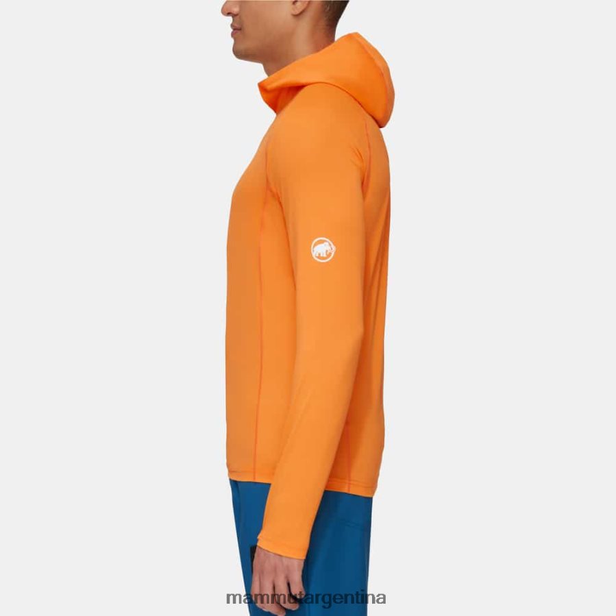 sudadera con capucha selun fl sun hombres 2B8PD2632 Mammut Mandarina ropa