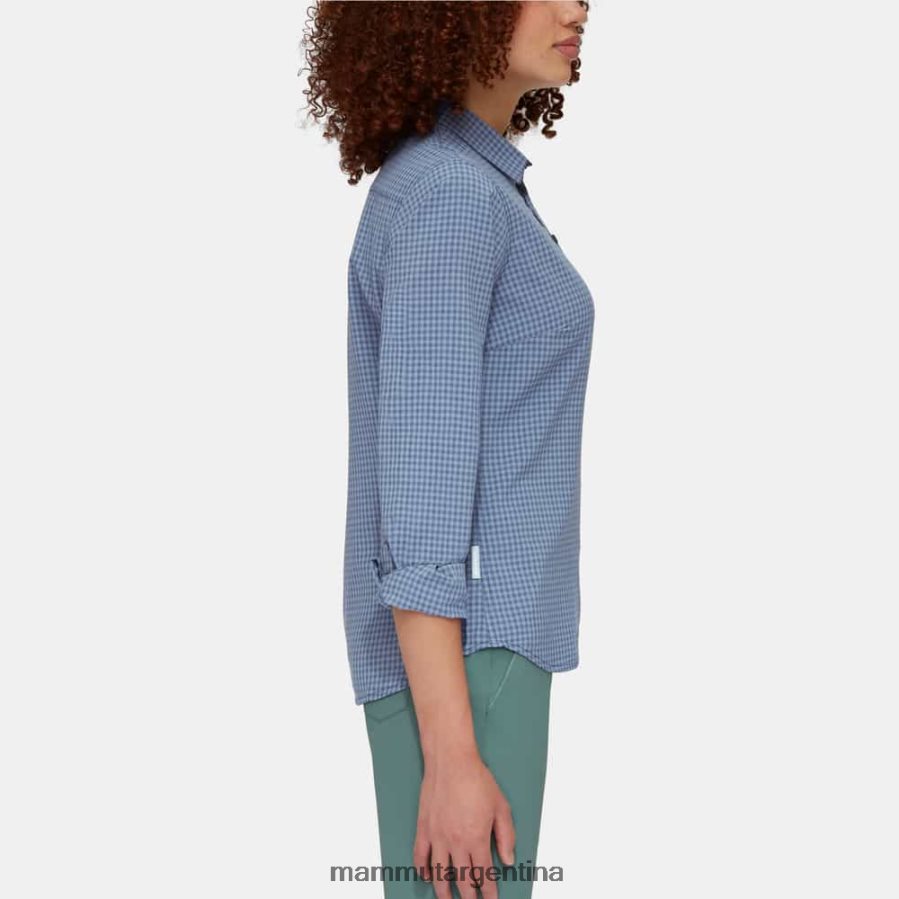 camisa de manga larga mujer 2B8PD2793 Mammut noche de luz marina ropa