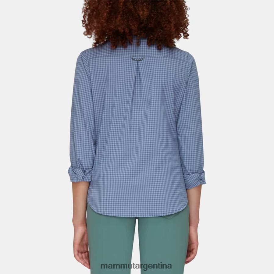 camisa de manga larga mujer 2B8PD2793 Mammut noche de luz marina ropa