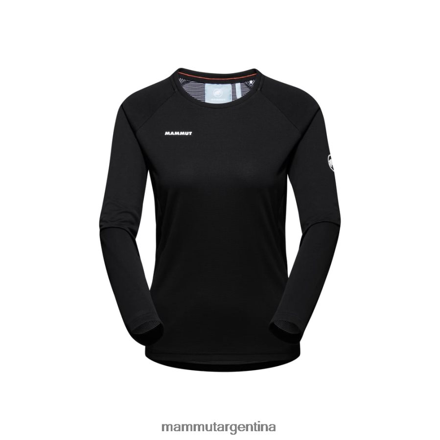 aegility fl manga larga mujer 2B8PD2267 Mammut negro ropa