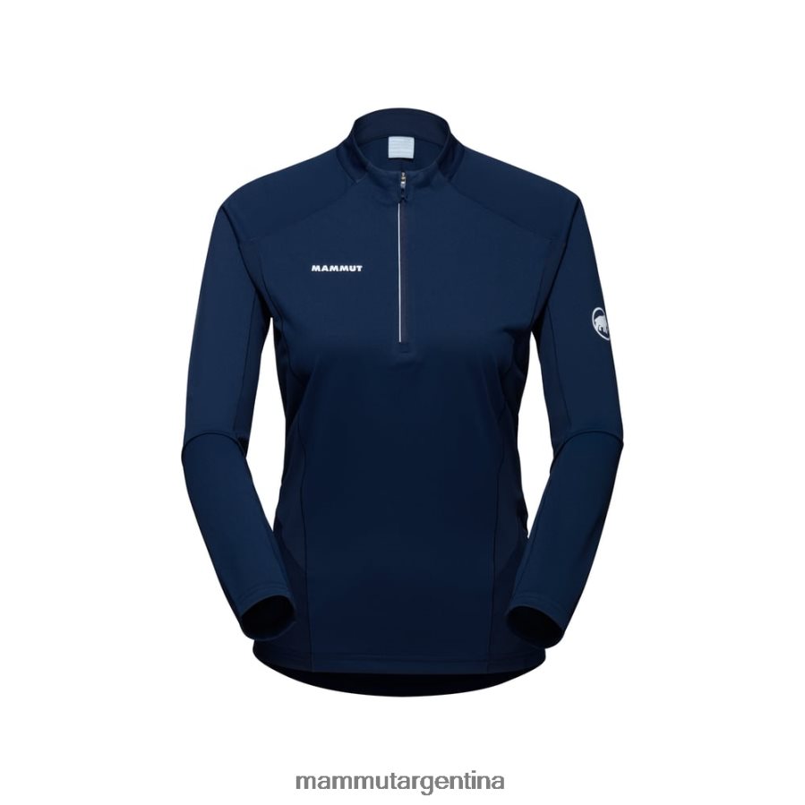 aenergy fl manga larga con media cremallera mujer 2B8PD2846 Mammut marina ropa