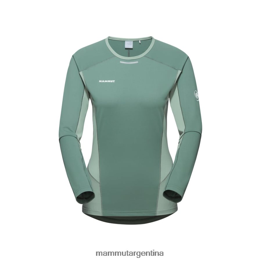 aenergy fl manga larga mujer 2B8PD2857 Mammut jade oscuro-jade ropa