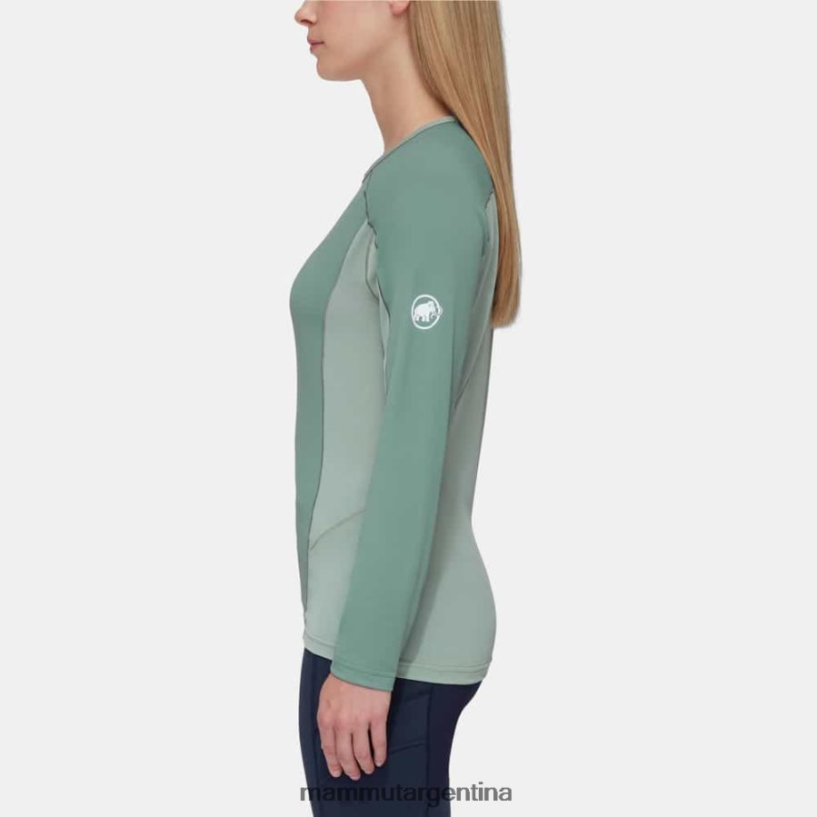 aenergy fl manga larga mujer 2B8PD2857 Mammut jade oscuro-jade ropa