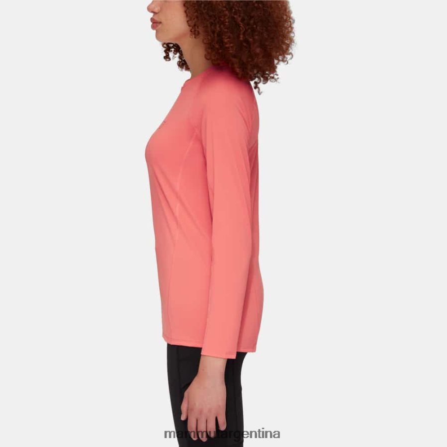logotipo de manga larga selun fl mujer 2B8PD2867 Mammut salmón ropa