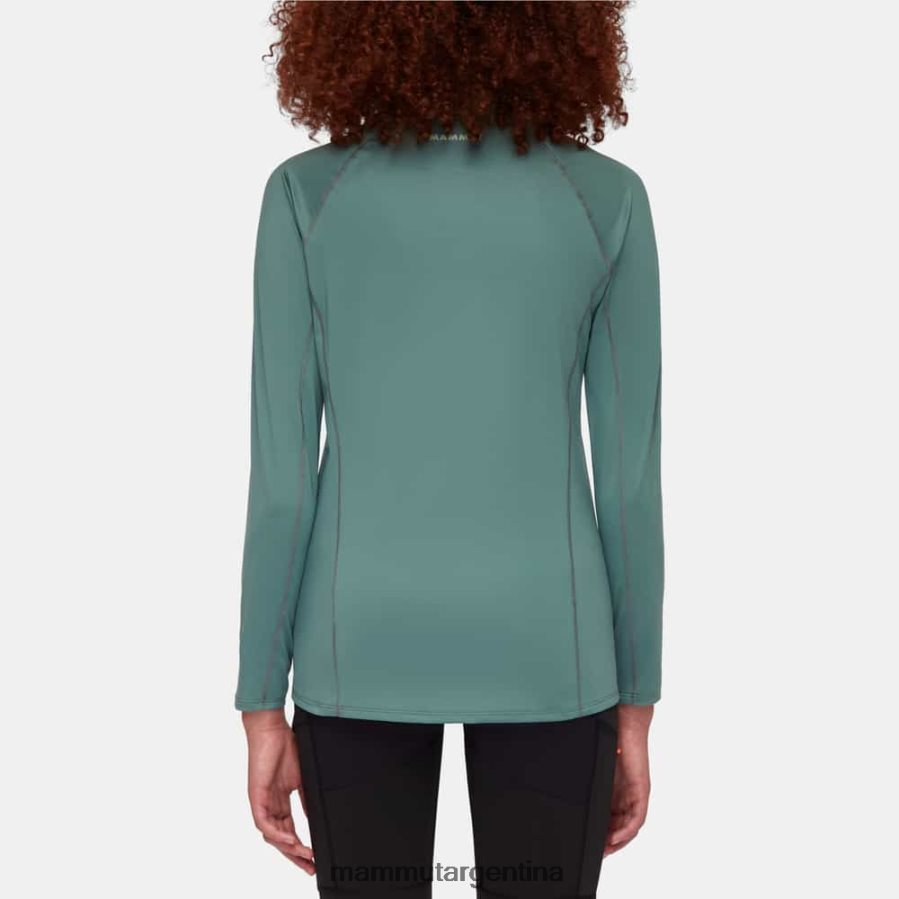 logotipo de manga larga selun fl mujer 2B8PD2869 Mammut jade oscuro ropa