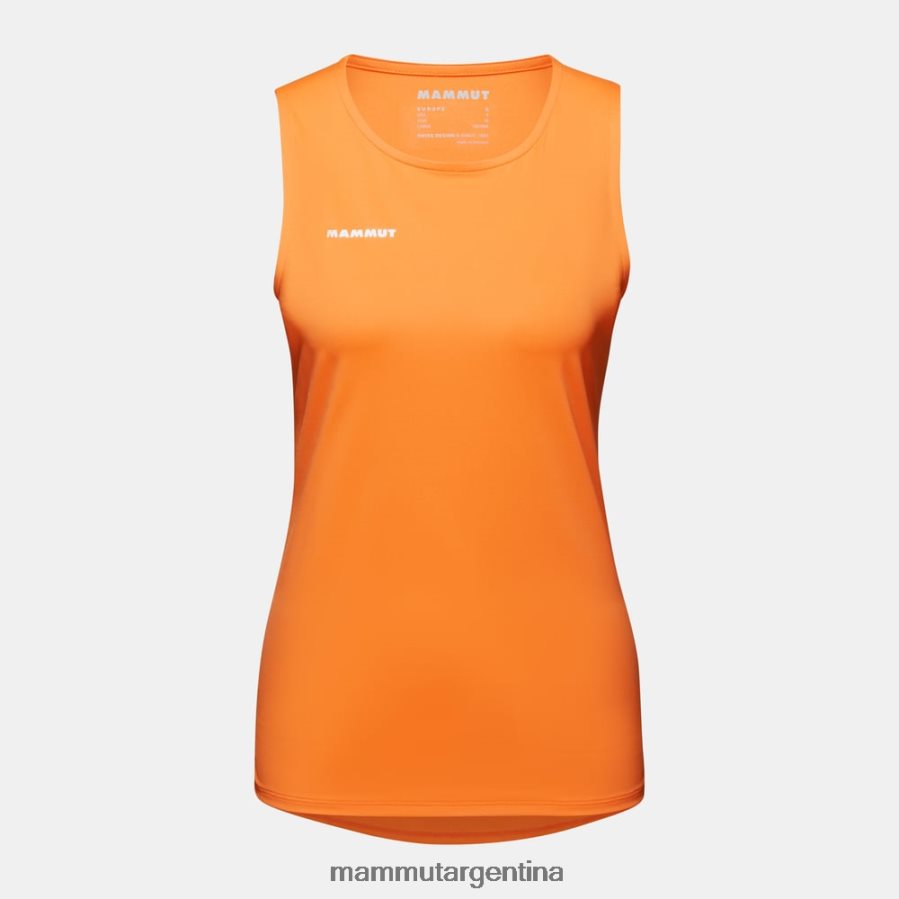 camiseta sin mangas selun fl mujer 2B8PD2109 Mammut Mandarina ropa