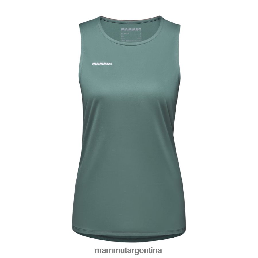 camiseta sin mangas selun fl mujer 2B8PD2806 Mammut jade oscuro ropa