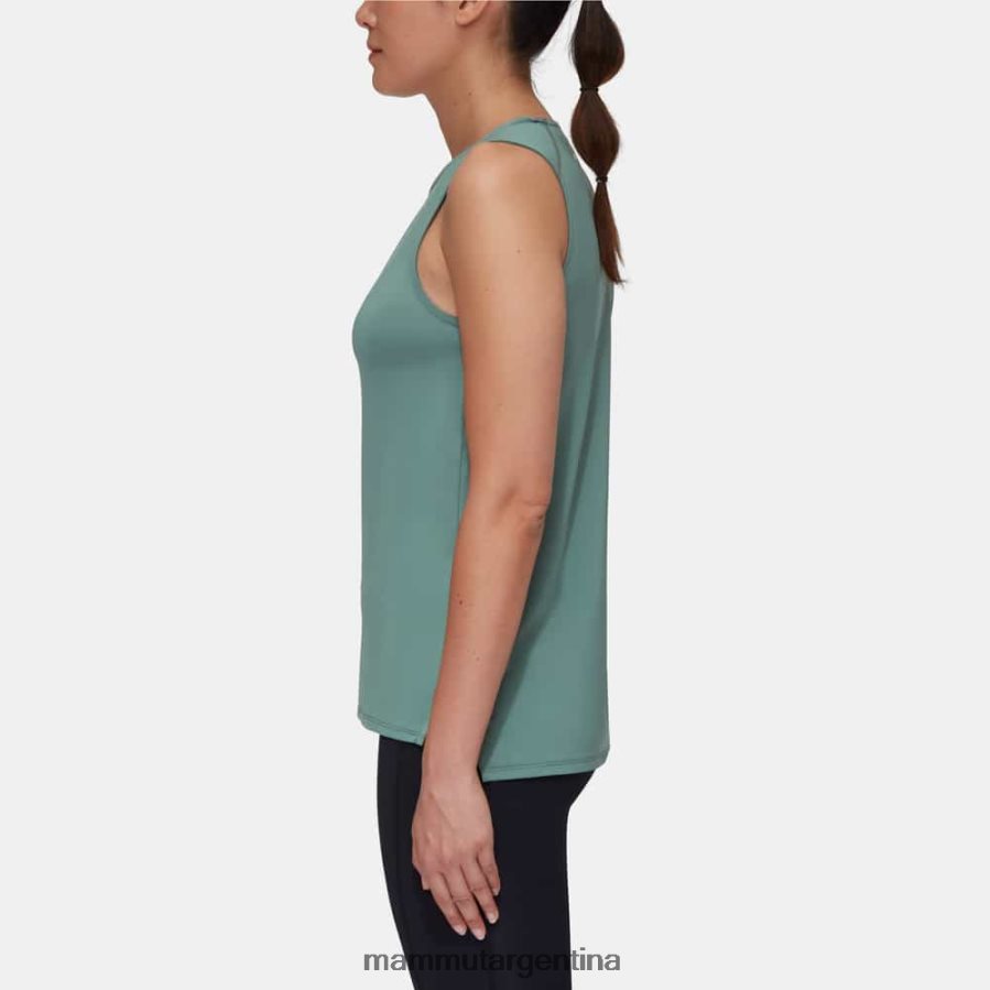 camiseta sin mangas selun fl mujer 2B8PD2806 Mammut jade oscuro ropa