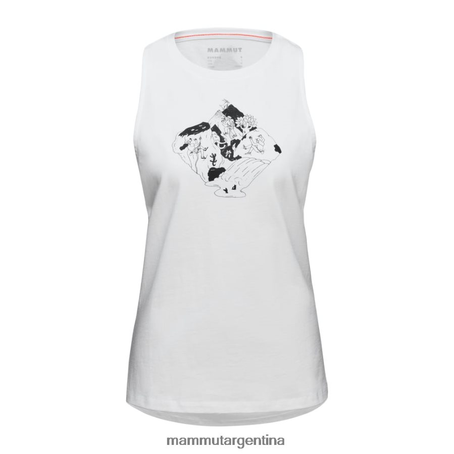 escalador de la parte superior del tanque de massone mujer 2B8PD2112 Mammut blanco ropa