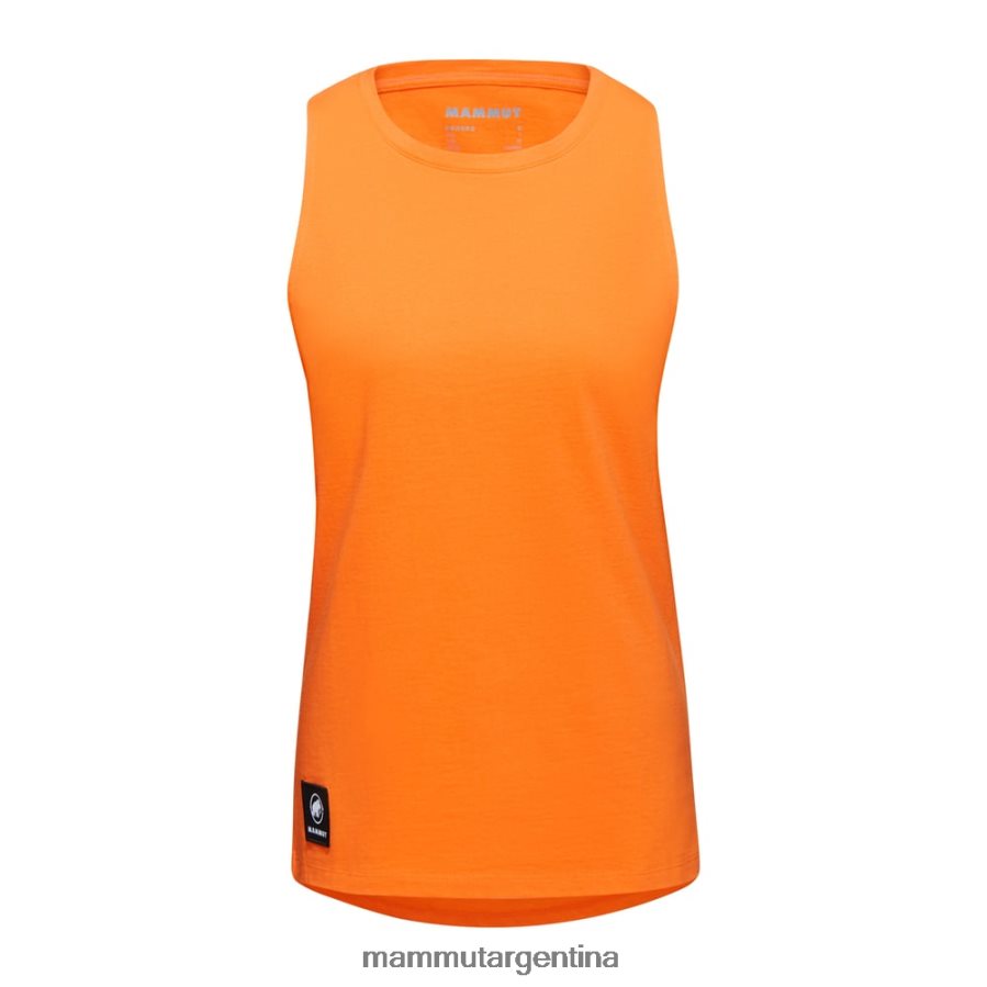 parche de camiseta sin mangas massone mujer 2B8PD2154 Mammut mandarina oscura ropa