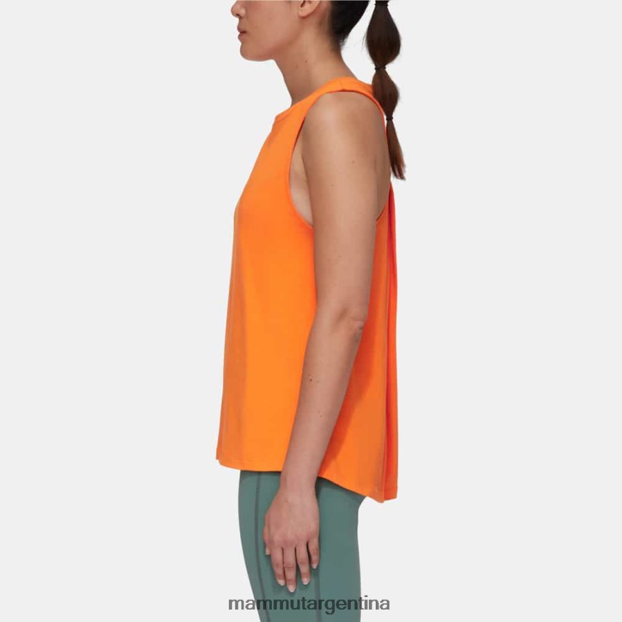 parche de camiseta sin mangas massone mujer 2B8PD2154 Mammut mandarina oscura ropa