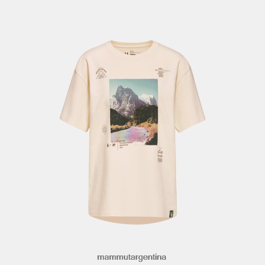 a menos que el día de la montaña sea una camiseta mujer 2B8PD2205 Mammut x blanco ropa