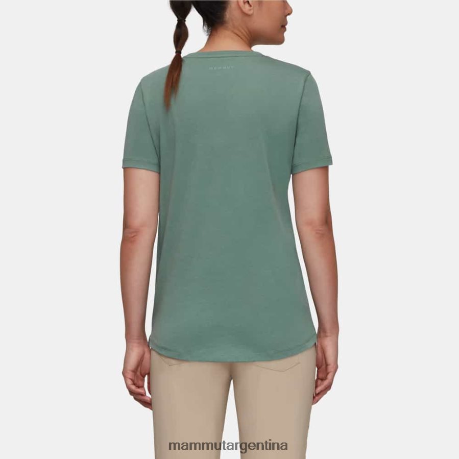 caja de camisetas core mujer 2B8PD21094 Mammut jade oscuro ropa