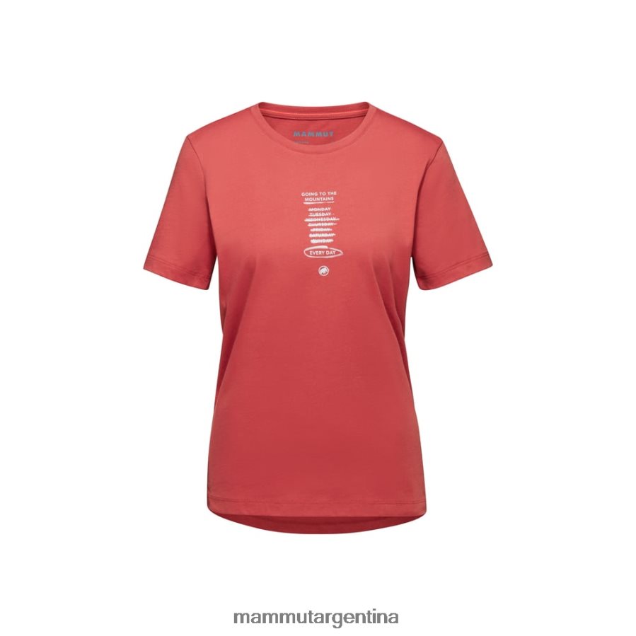 camiseta básica todos los días mujer 2B8PD21099 Mammut terracota ropa