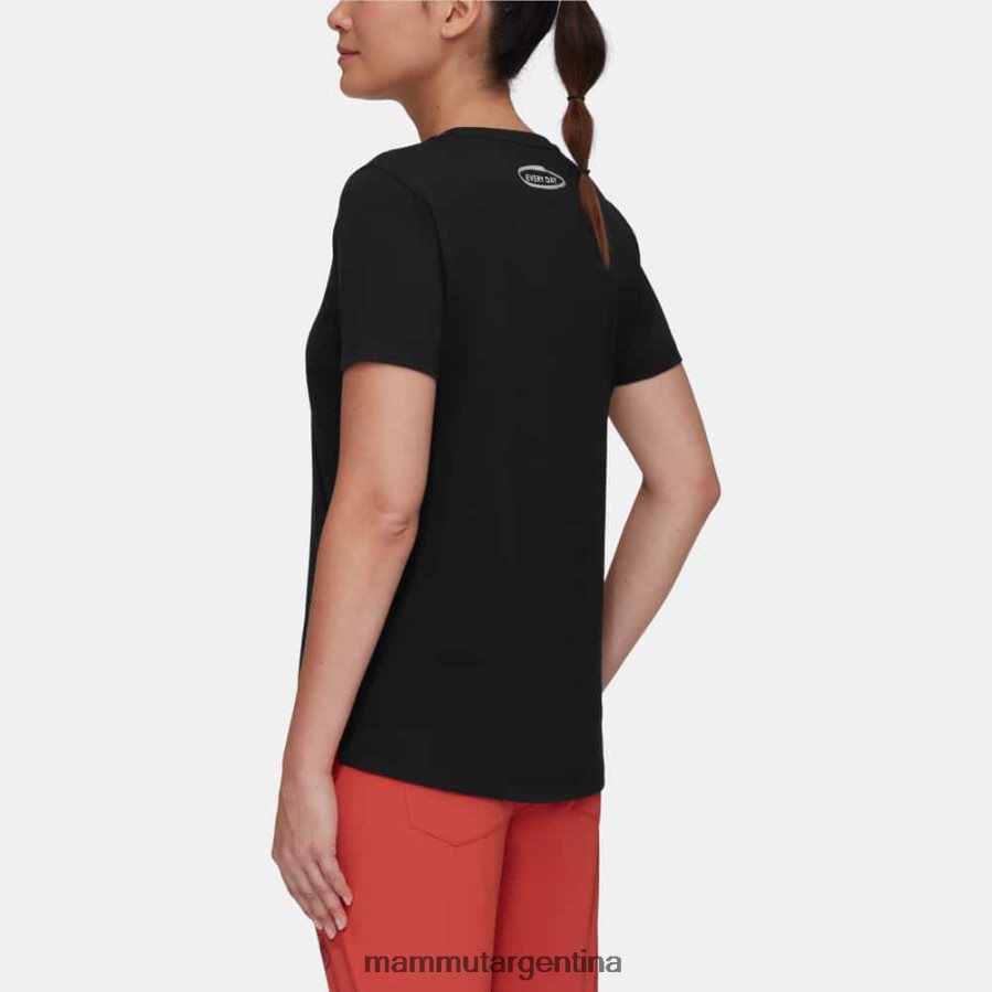 camiseta básica todos los días mujer 2B8PD2253 Mammut negro ropa