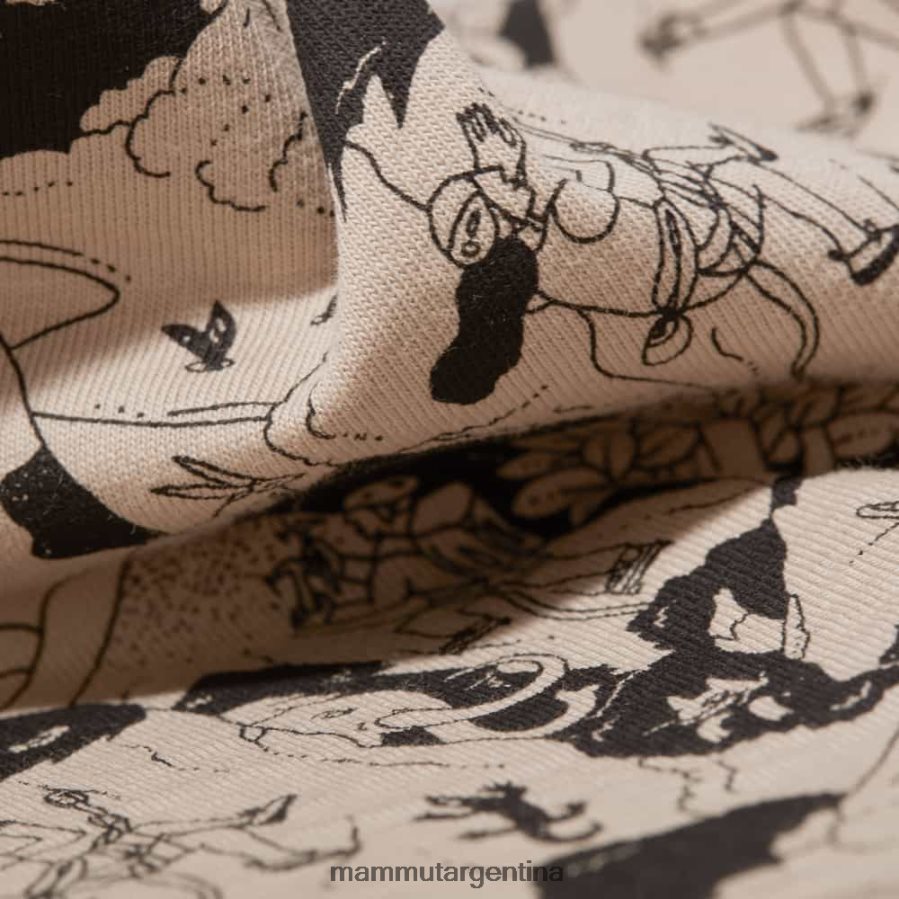 camiseta de massone escena de escalada mujer 2B8PD21107 Mammut sabana-negro ropa