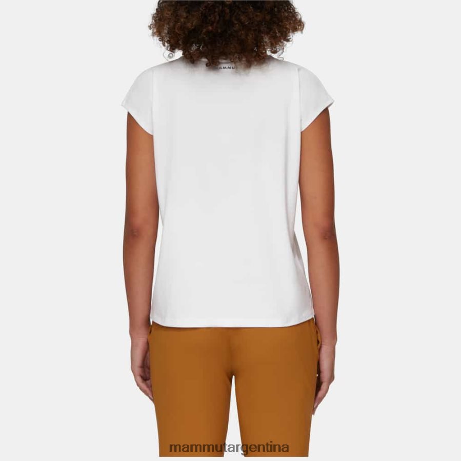 camiseta fuera de la montaña mujer 2B8PD2263 Mammut blanco ropa