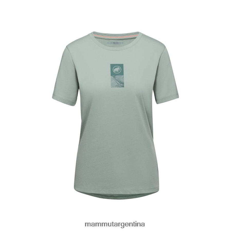 emblema de la camiseta central mujer 2B8PD2155 Mammut jade ropa