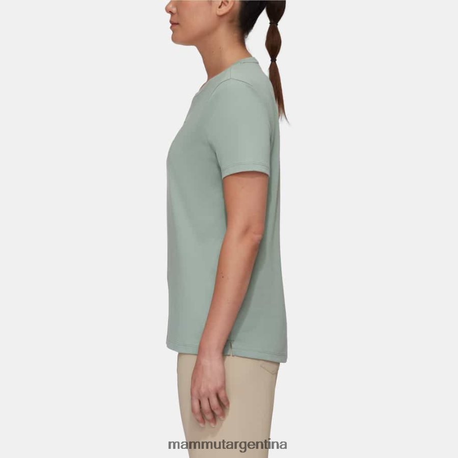 emblema de la camiseta central mujer 2B8PD2155 Mammut jade ropa