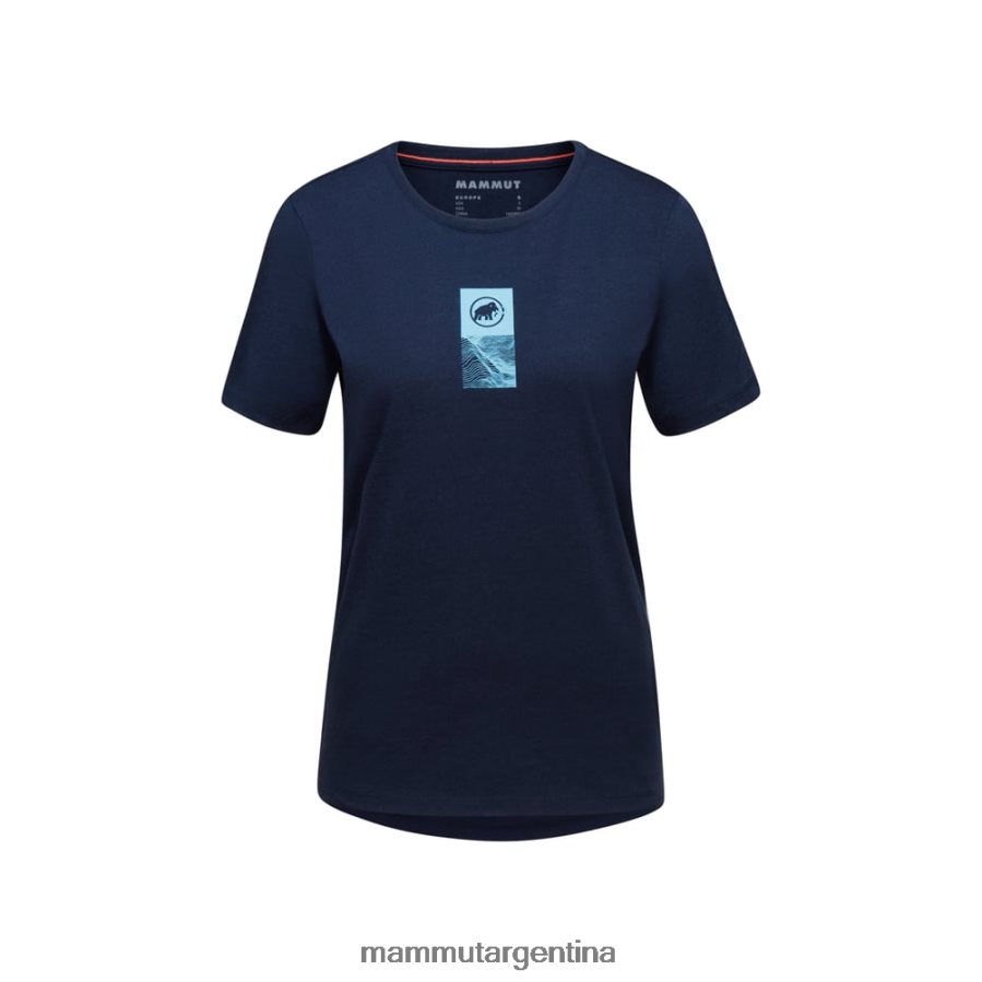 emblema de la camiseta central mujer 2B8PD2899 Mammut marina ropa