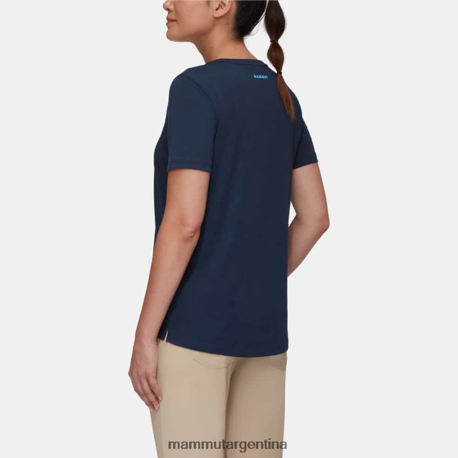 emblema de la camiseta central mujer 2B8PD2899 Mammut marina ropa