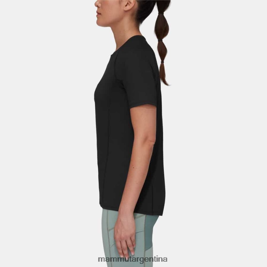 logotipo de camiseta selun fl mujer 2B8PD2149 Mammut negro ropa